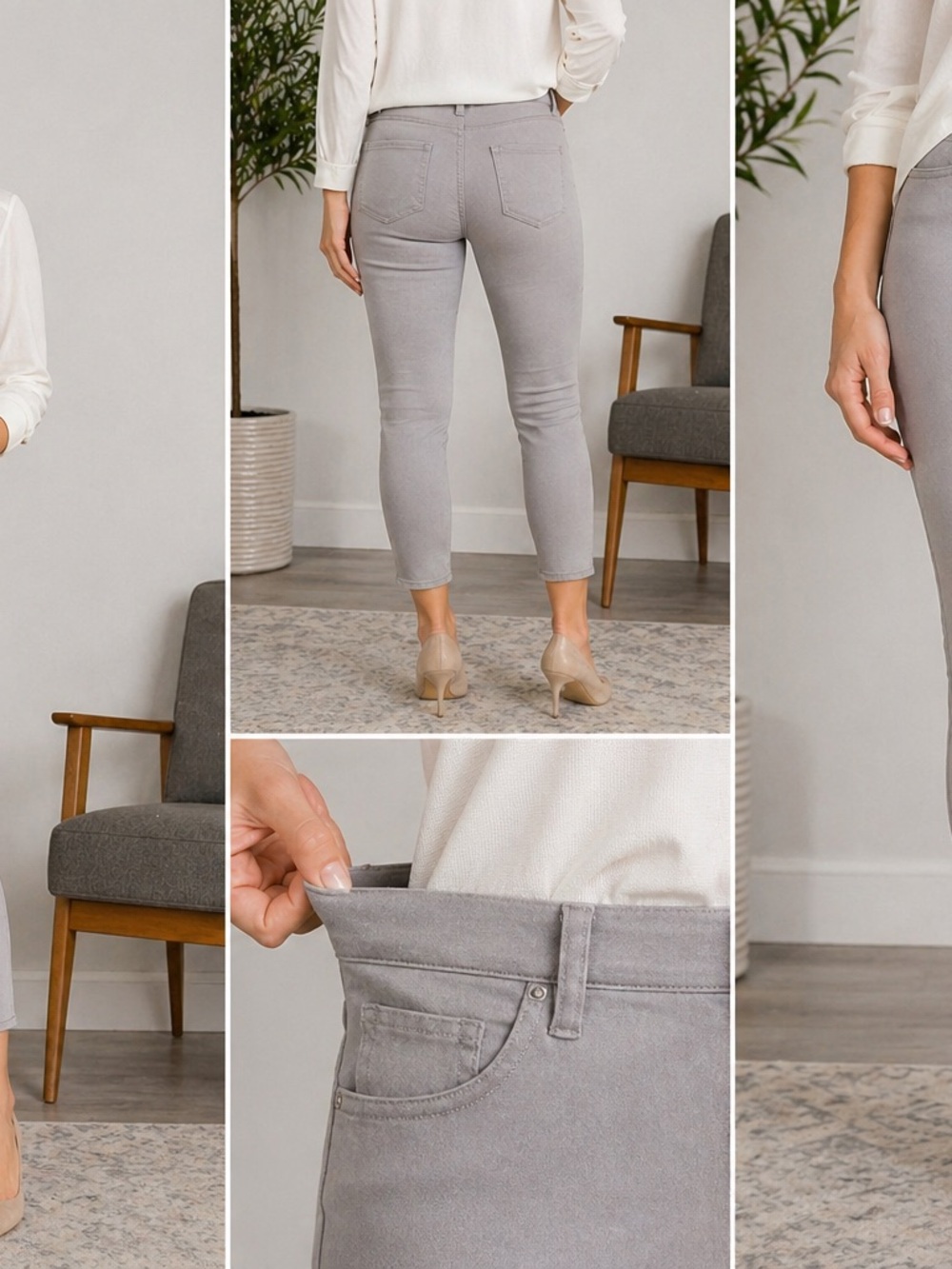Faded Glory Men's Chinos - Light Gray